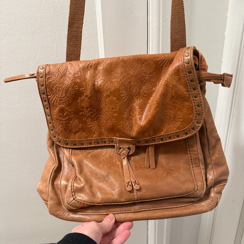 The Sak Leather Backpack/crossbody purse/bag